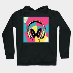 90s Pastel Retro Headphones Hoodie